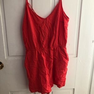 Red/orange romper Never Worn